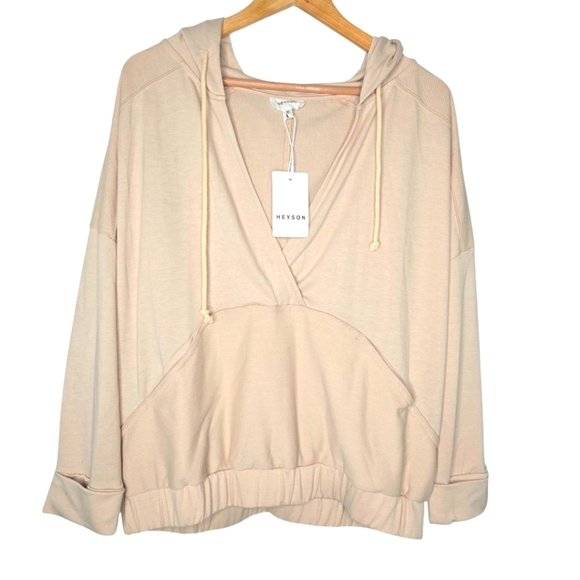 HEYSON Womens Boho Relaxed Fit Pullover Hoodie Sweatshirt Large - Picture 1 of 8